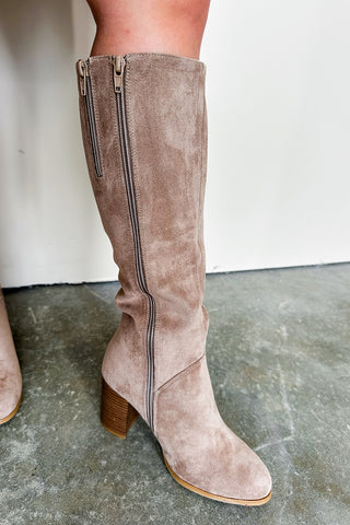 Skyline Suede Tall Heeled Boot