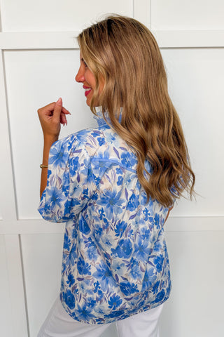 Blue Skies Bloom Top