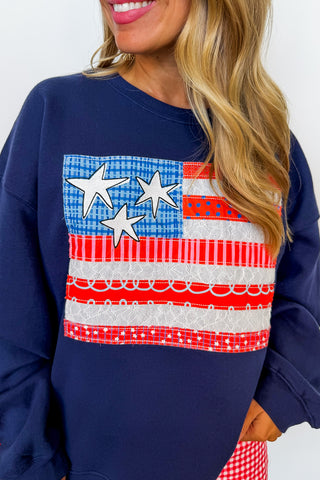 God Bless America Sweatshirt By Etta & East