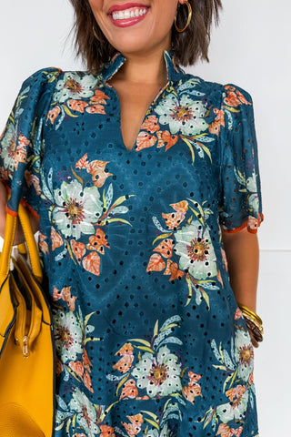 The Harbor Bloom Eyelet Dress