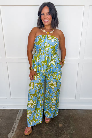 Tuscan Bloom Pant Set