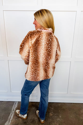 Fawn & Cozy Sherpa Pullover