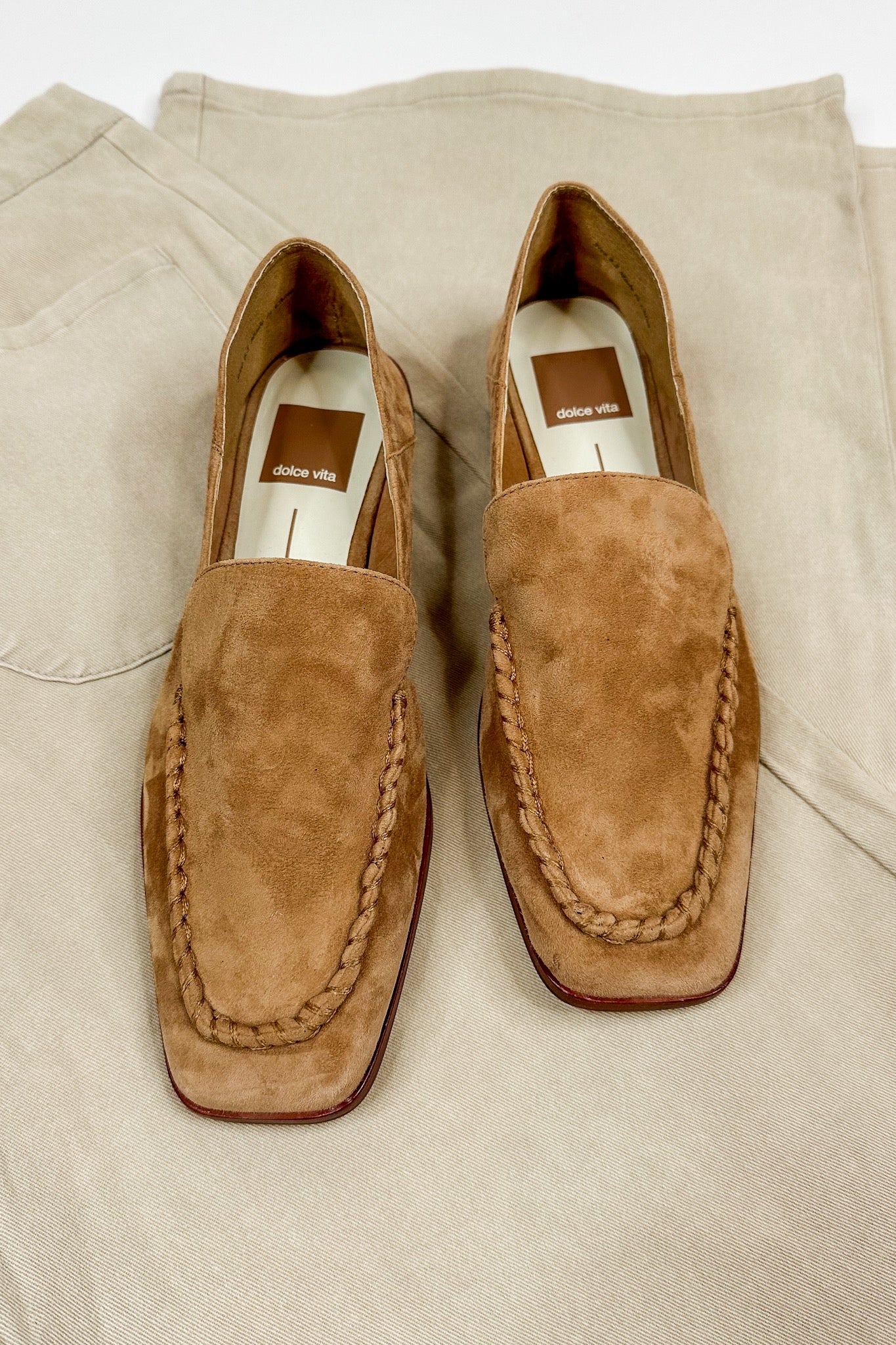 Dolce Vita Brown Suede Beny Loafer Flats