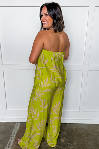 The Vacation Mode Pants in Chartreuse