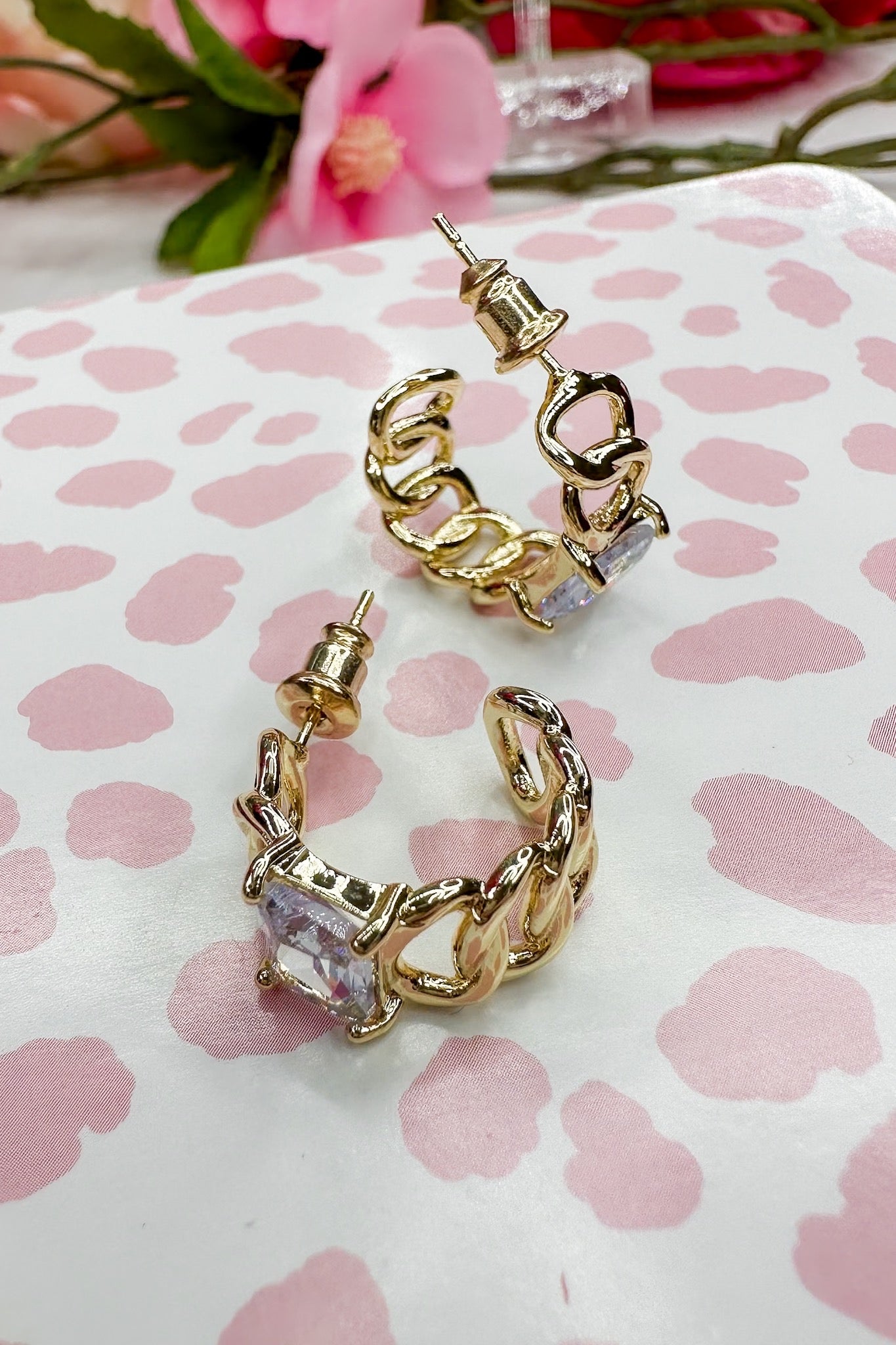 Mary Elegant Hoop Earrings by Treasure Jewels