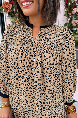 The Audrey Dress in Sweet Spot Leopard by Mary Square