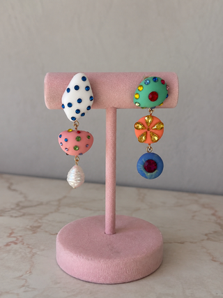 Playful Charm Mismatched Earrings