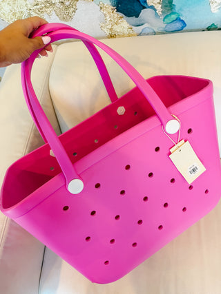Everyday Carryall Large Tote In Fuchsia