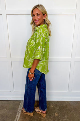 Chartreuse Chic Top