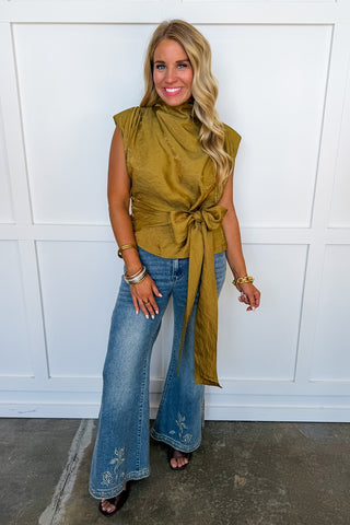 Golden Hour Tie Waist Top