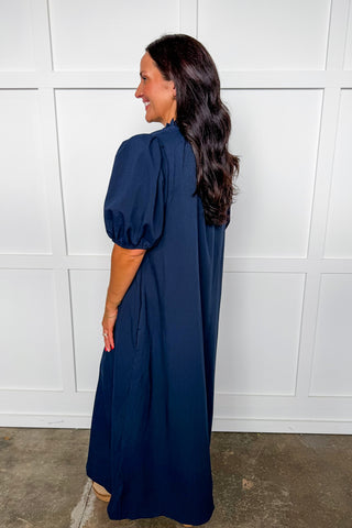 The Navy Ease Dress