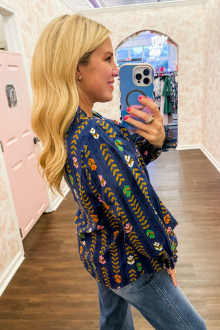 The Juliette Top in Midnight