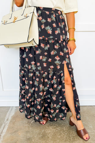 Midnight Meadow Maxi Skirt