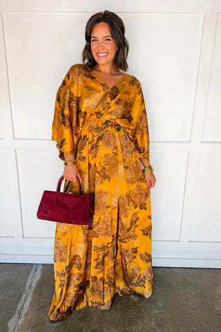 Golden Hour Floral Maxi Dress