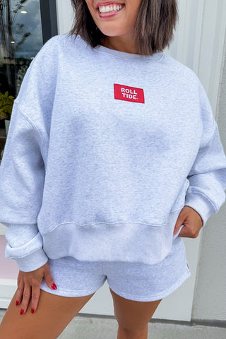 Alabama Woven Label Becca Crewneck & Shorts Set