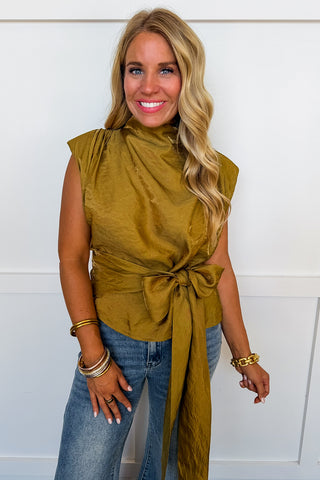Golden Hour Tie Waist Top
