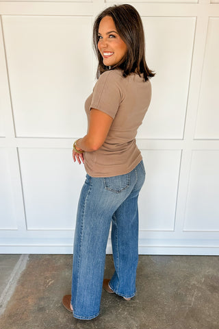 Totally Basic Mocha Tee