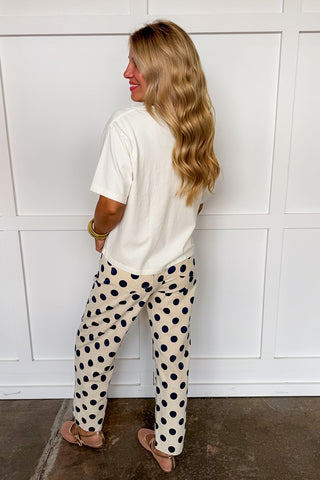 Poppy & Pine Merry Little Pups Cropped Graphic Tee