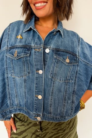 Denim Dream Cape Jacket