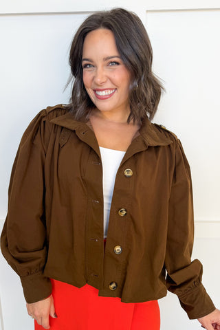 Western Avenue Dark Brown Jacket
