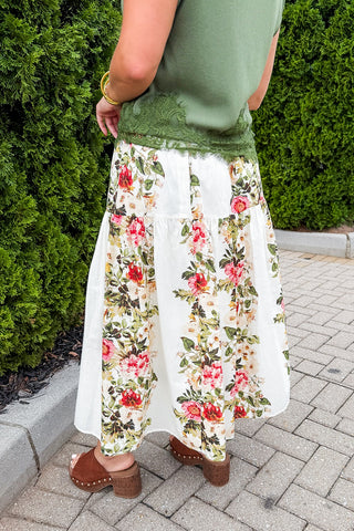 The English Garden Midi Skirt