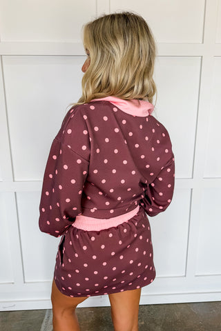 Dot Travel Set in Mocha Mousse