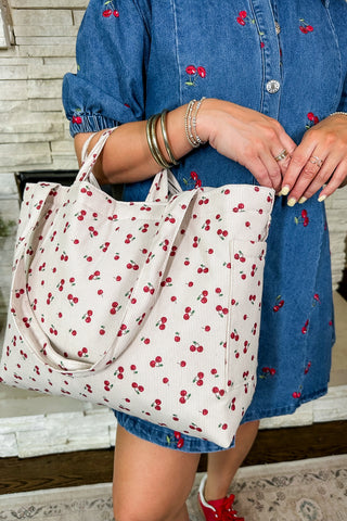 Tote-ally Cherry Weekend Bag