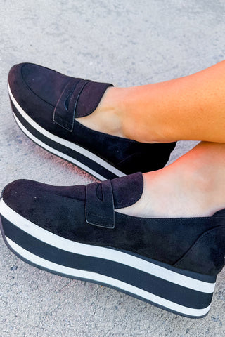 Black & White Platform Corkys