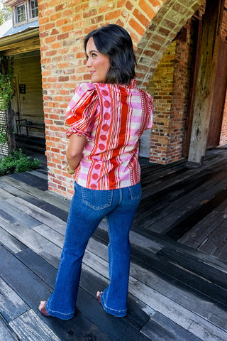 Mixed Feelings Printed Top