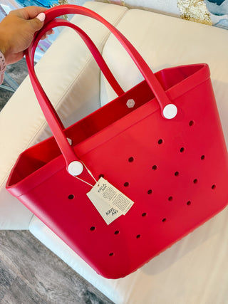 Everyday Carryall Large Tote In Red