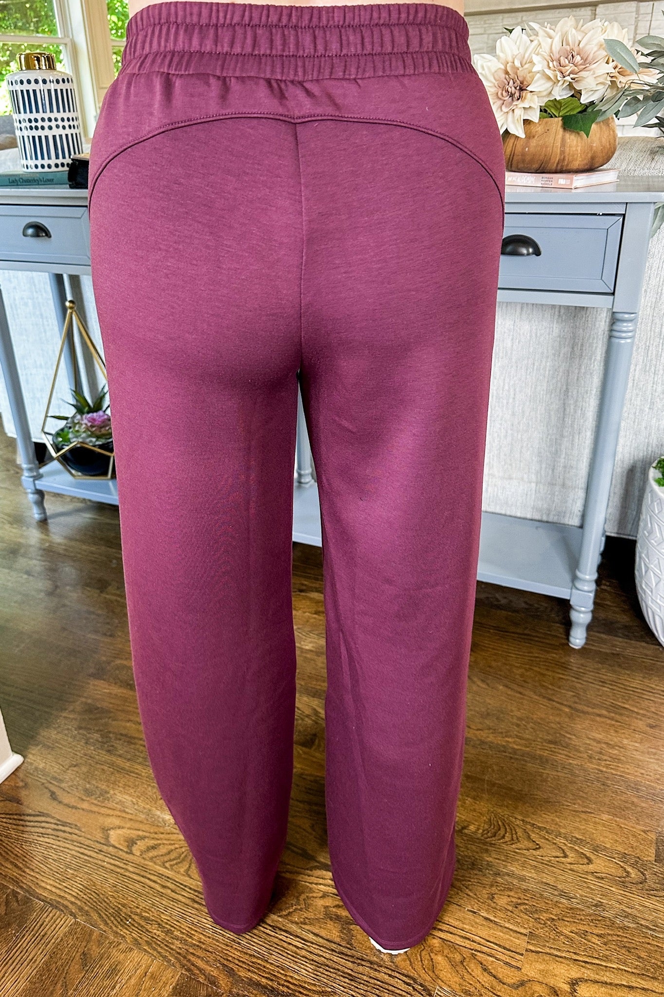 The Malibu Buttery Soft Pants in Wine