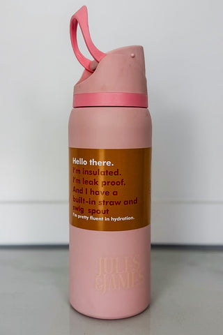 J&J Pink Perfection Hydration Tumbler