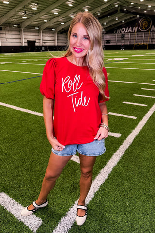 The Tina Top in Bama Tide by Mary Square