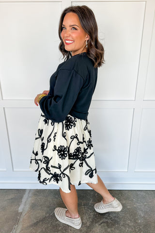 The Black & White Classic Shift Dress