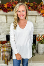 Load image into Gallery viewer, Closet Staple Soft V Neck Sweater in Ivory