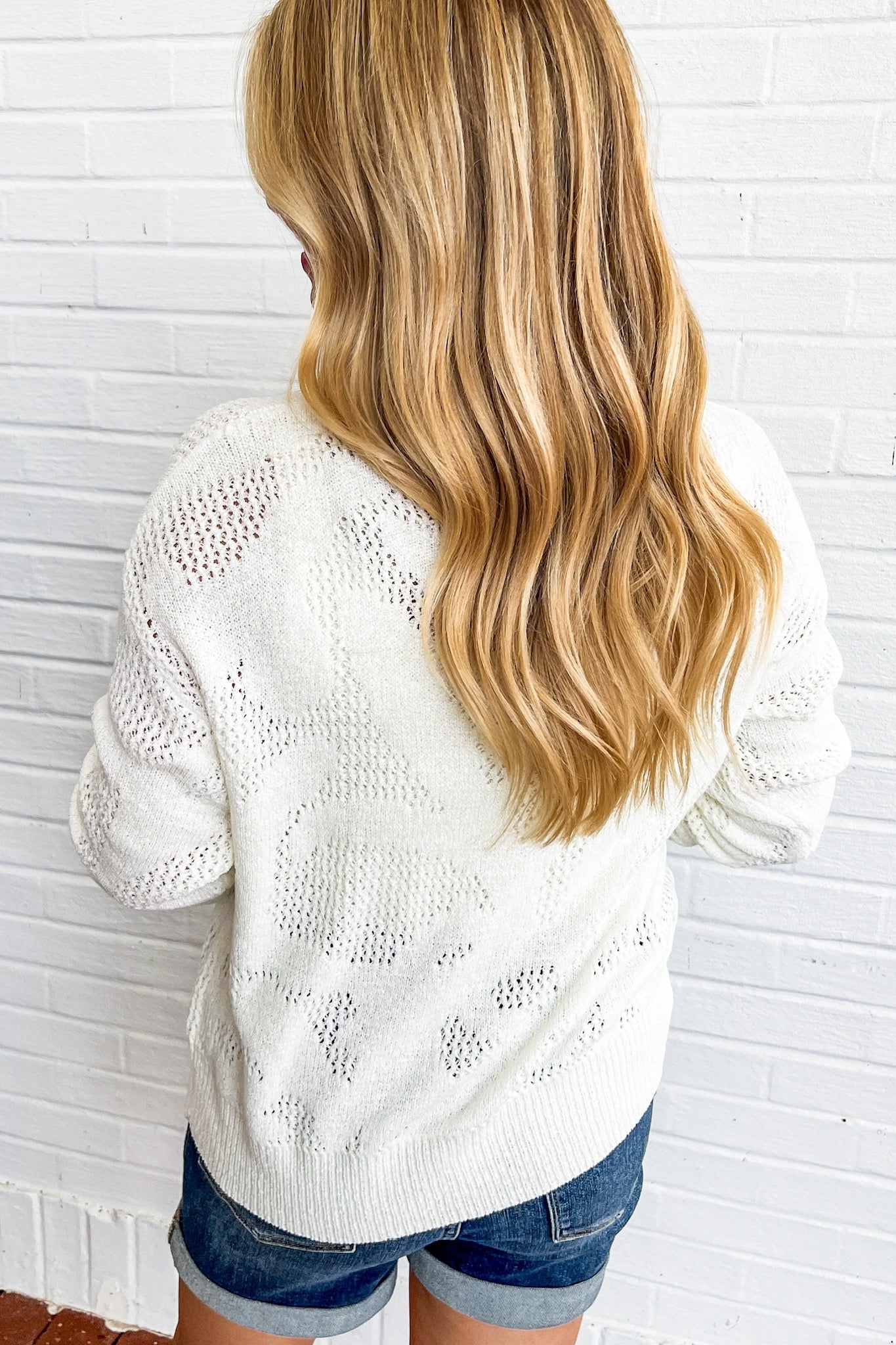 Cozy Double Knit Top in Ivory