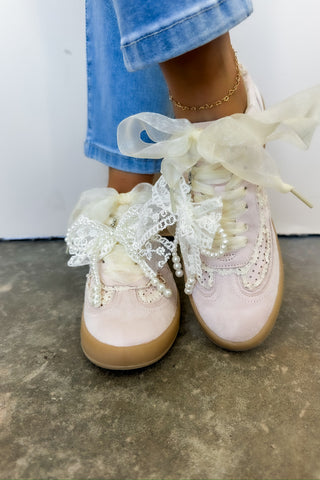 Eleanor Baby Frill Pink Sneaker