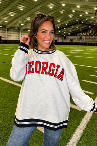 **PRE-ORDER** J&J Exclusive - Georgia Varsity Game Day Sweatshirt