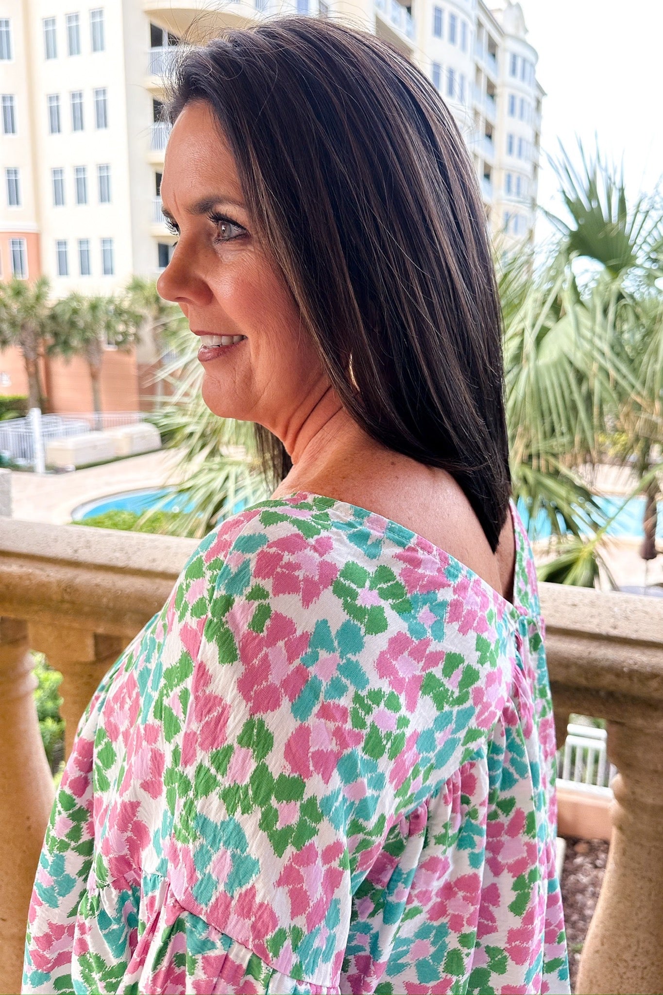 The Loren Top in Mosaic Moment by Michelle McDowell