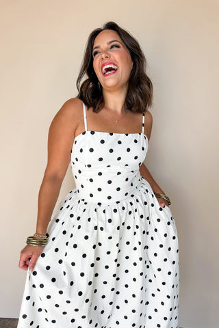 Perfectly Chic Polka Dot Dress