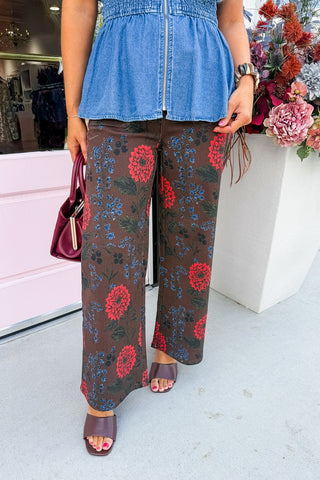 The Samantha Pants in Fall Wildflowers