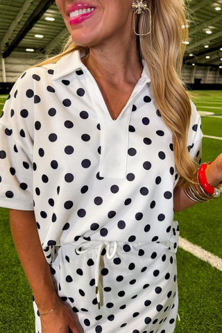 Made For The Moments That Matter Skort Set in Polka Dots