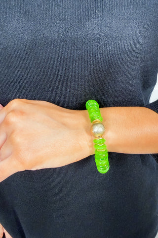 Chloe Bracelet in Lime by Michelle McDowell