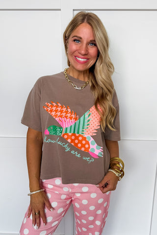 Poppy & Pine How Ducky Are We Cropped Graphic Tee