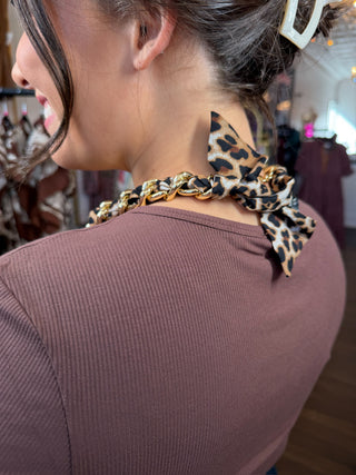 The Savannah Leopard Chain Necklace