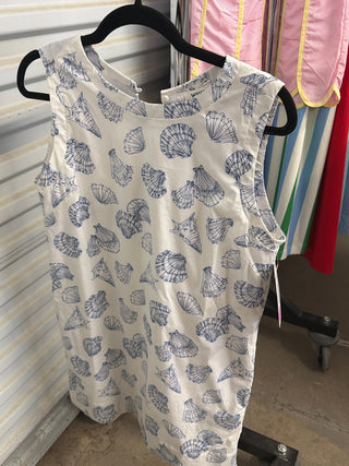 Sea shell blue dress