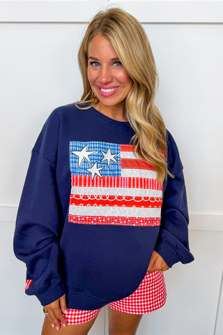 God Bless America Sweatshirt By Etta & East