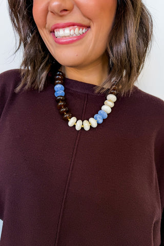 The Driftwood Beaded Necklace