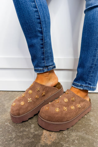 The Aspen Studded Mule