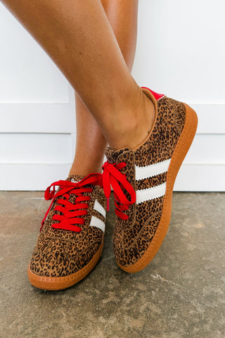 Heads Up Leopard Corkys Sneakers